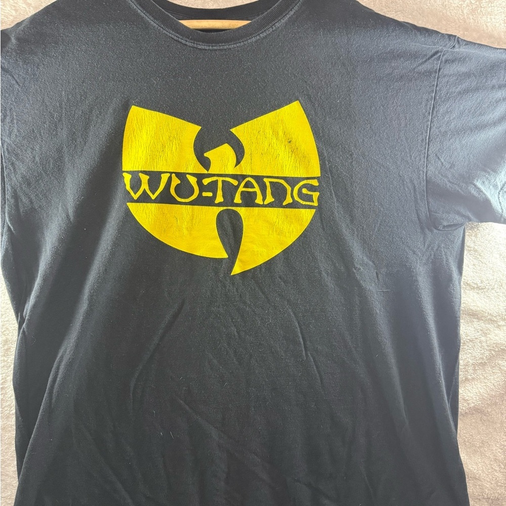 Wu-Tang Clan Black and Yellow Logo Men's Tee